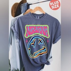 Comfort Colors Nirvana Graphic Tee - Blue
